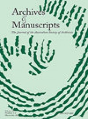 Archives And Manuscripts期刊