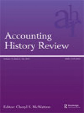 Accounting History Review期刊
