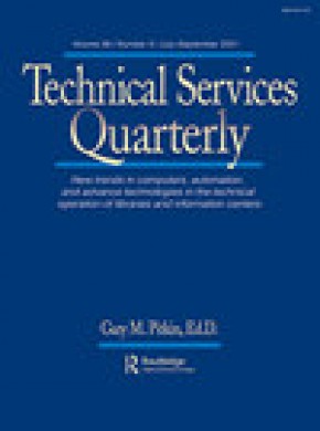 Technical Services Quarterly期刊