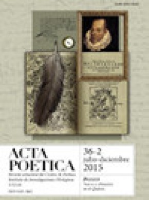 Acta Poetica期刊