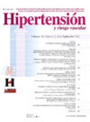 Hipertension Y Riesgo Vascular期刊