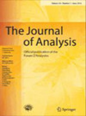 Journal Of Analysis期刊
