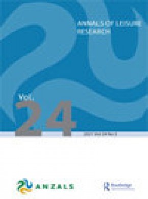 Annals Of Leisure Research期刊