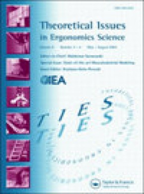 Theoretical Issues In Ergonomics Science期刊