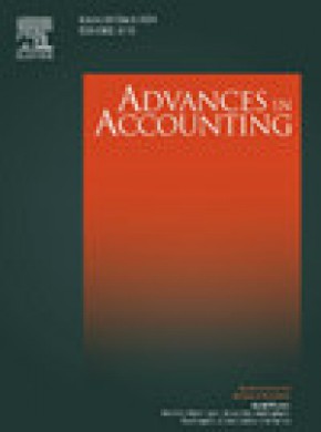 Advances In Accounting期刊