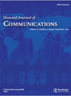 Howard Journal Of Communications期刊