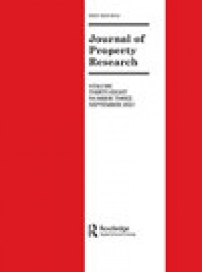 Journal Of Property Research期刊