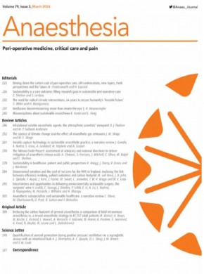 Anaesthesia Reports期刊