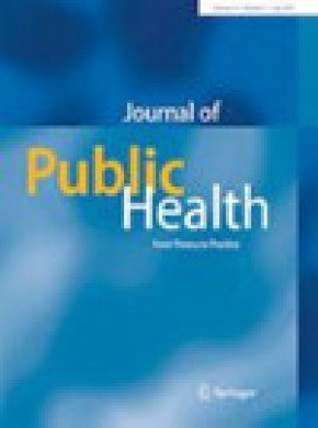 Journal Of Public Health-heidelberg期刊