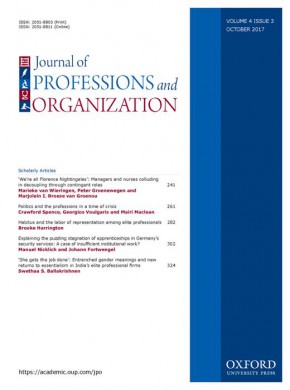 Journal Of Professions And Organization期刊