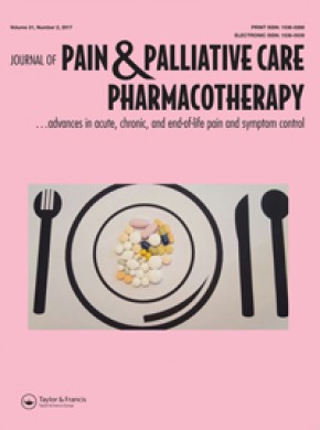 Journal Of Pain & Palliative Care Pharmacotherapy期刊