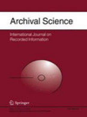 Archival Science期刊