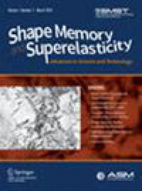 Shape Memory And Superelasticity期刊