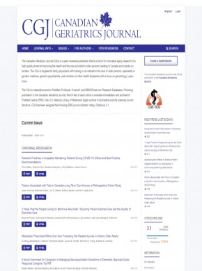 Canadian Geriatrics Journal期刊