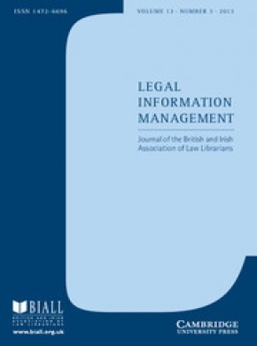 Legal Information Management期刊