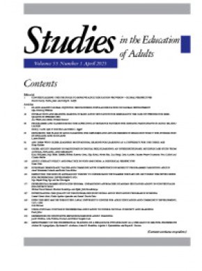 Studies In The Education Of Adults-niace期刊