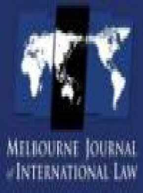 Melbourne Journal Of International Law期刊