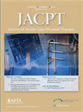 Journal Of Acute Care Physical Therapy期刊