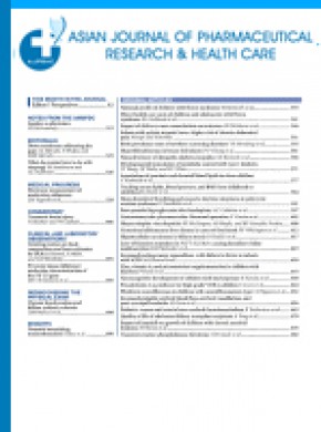 Asian Journal Of Pharmaceutical Research And Health Care期刊