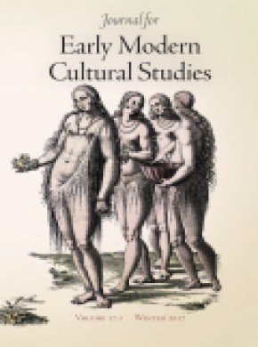 Journal For Early Modern Cultural Studies期刊