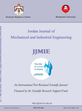 Jordan Journal Of Mechanical And Industrial Engineering期刊
