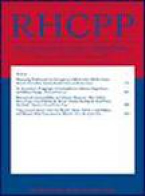 Risk Hazards & Crisis In Public Policy期刊