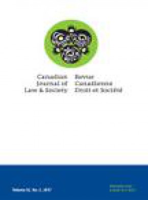 Canadian Journal Of Law And Society期刊