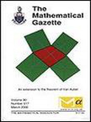 Mathematical Gazette期刊