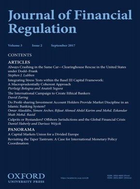 Journal Of Financial Regulation期刊