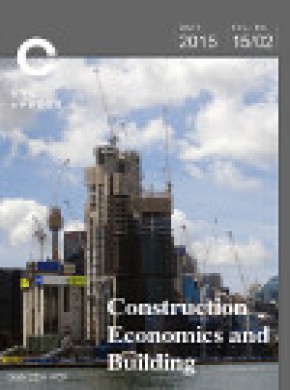 Construction Economics And Building期刊