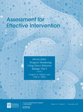 Assessment For Effective Intervention期刊
