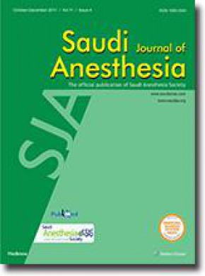 Saudi Journal Of Anaesthesia期刊