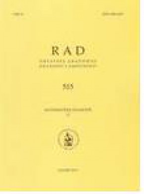 Rad Hrvatske Akademije Znanosti I Umjetnosti-matematicke Znanosti期刊