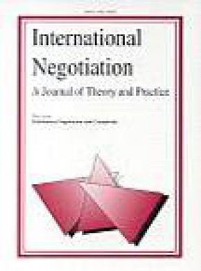 International Negotiation-a Journal Of Theory And Practice期刊