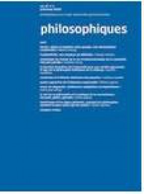 Philosophiques期刊