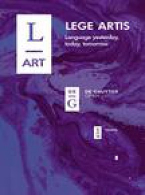Lege Artis-language Yesterday Today Tomorrow期刊