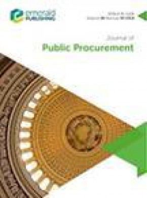 Journal Of Public Procurement期刊