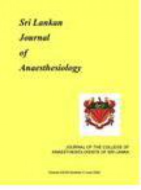 Sri Lankan Journal Of Anaesthesiology期刊
