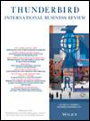 Thunderbird International Business Review期刊