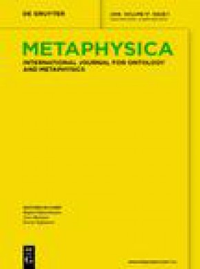 Metaphysica-international Journal For Ontology & Metaphysics期刊