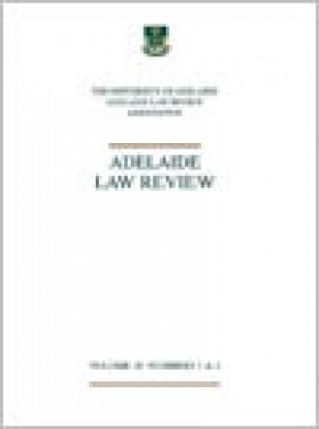 Adelaide Law Review期刊