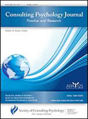 Consulting Psychology Journal-practice And Research期刊