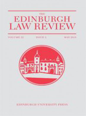 Edinburgh Law Review期刊