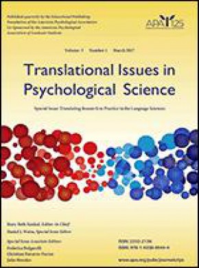 Translational Issues In Psychological Science期刊