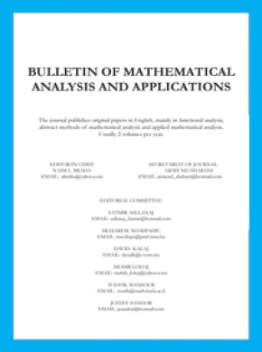 Bulletin Of Mathematical Analysis And Applications期刊