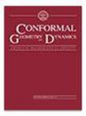 Conformal Geometry And Dynamics期刊