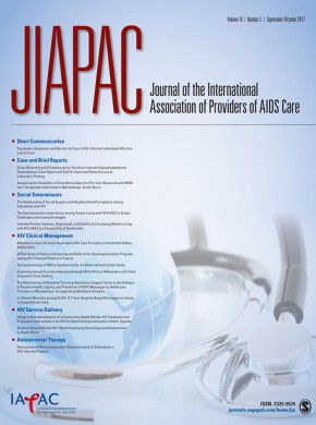 Journal Of The International Association Of Providers Of Aids Care期刊