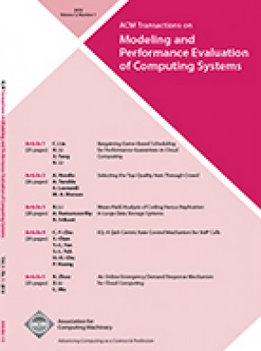 Acm Transactions On Modeling And Performance Evaluation Of Computing Systems期刊