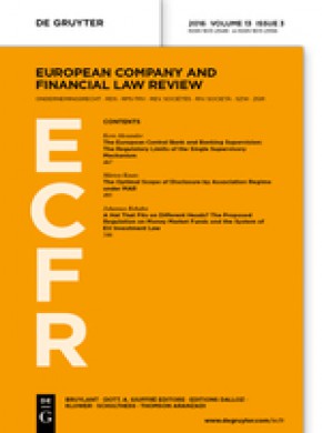 European Company And Financial Law Review期刊