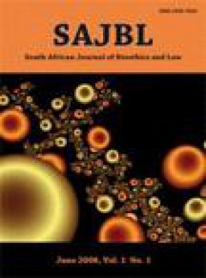 South African Journal Of Bioethics And Law期刊
